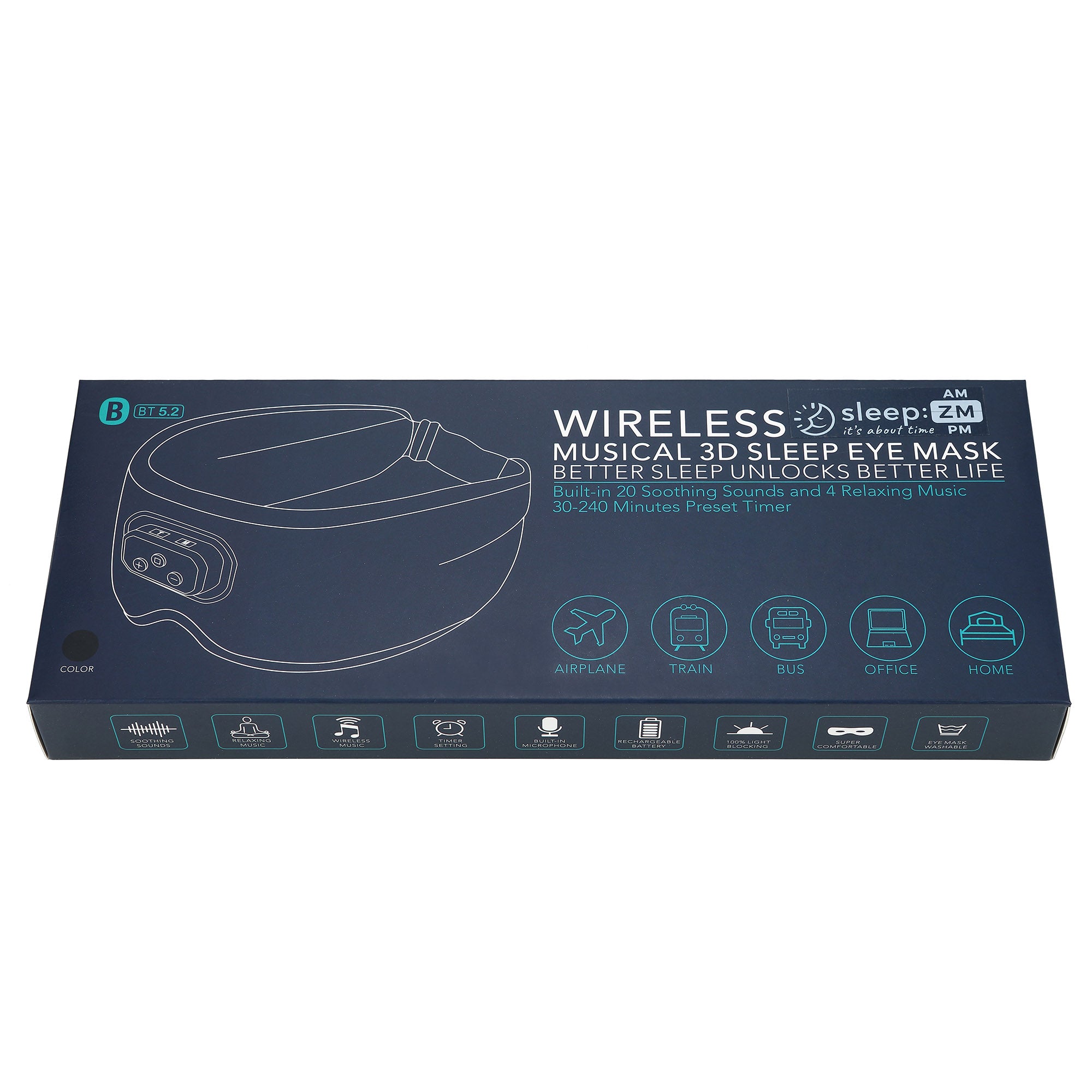 Plush Bluetooth Sleep Mask