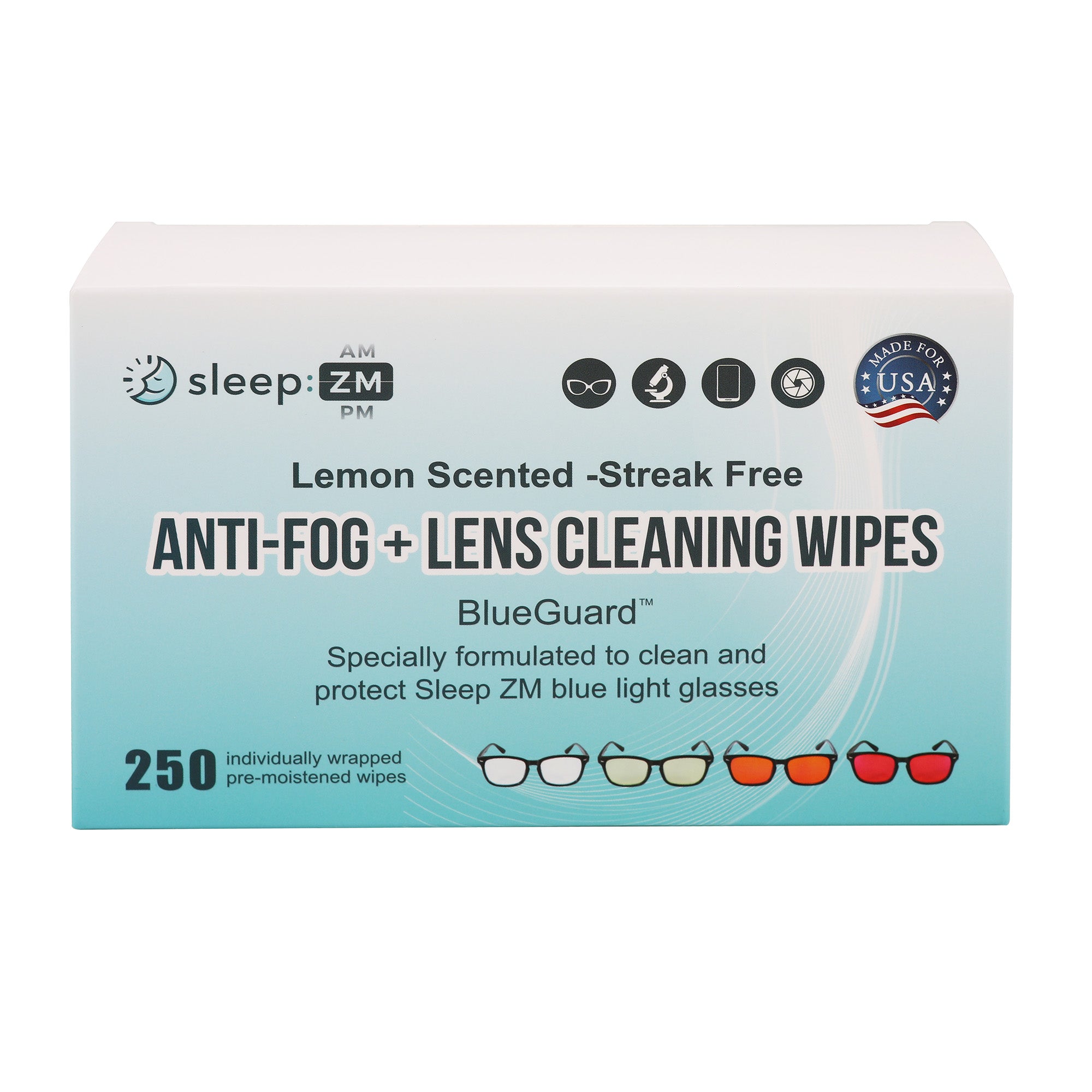 BlueGuard Anti-fog Cleaning Wipes