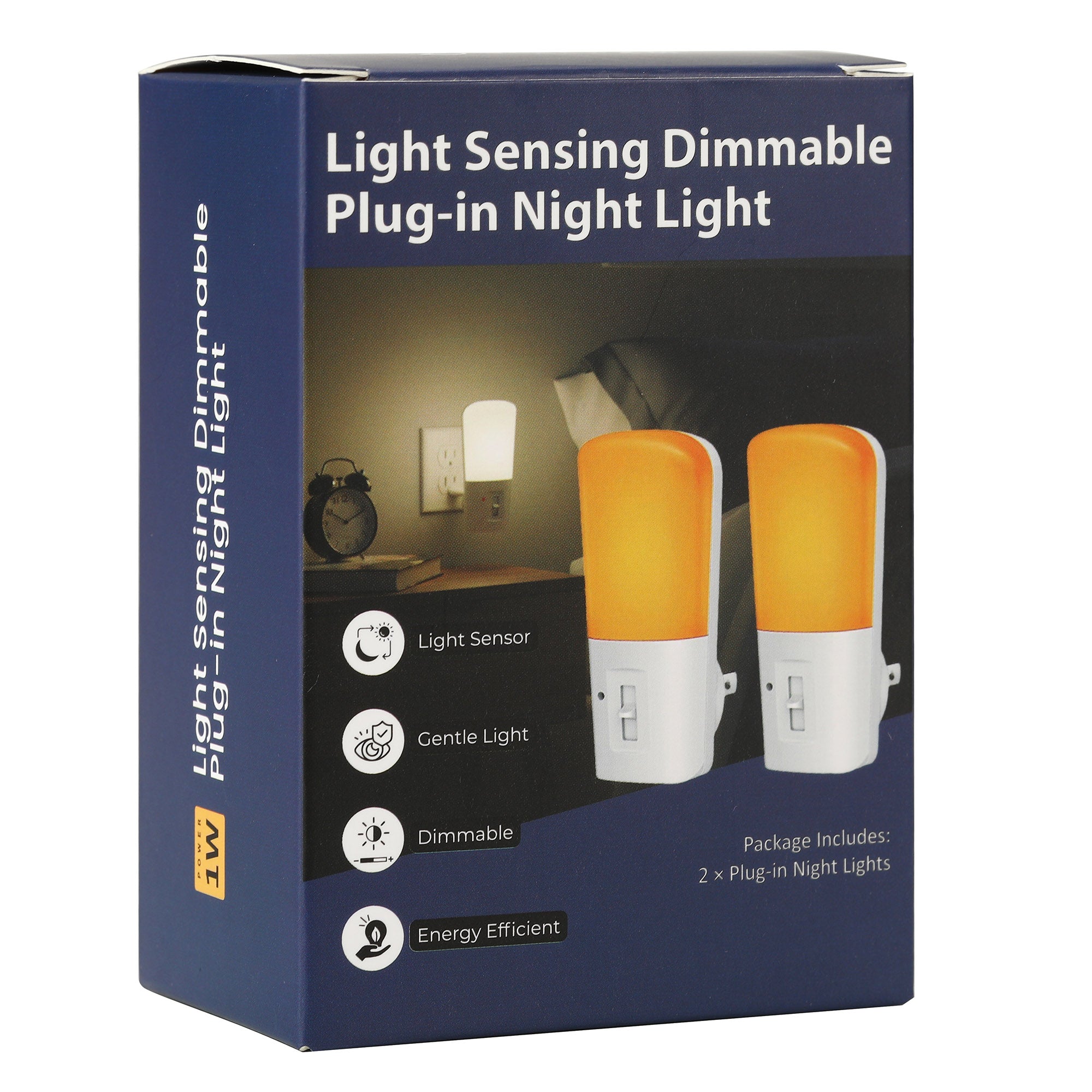 Amber Plugged-In Night Light