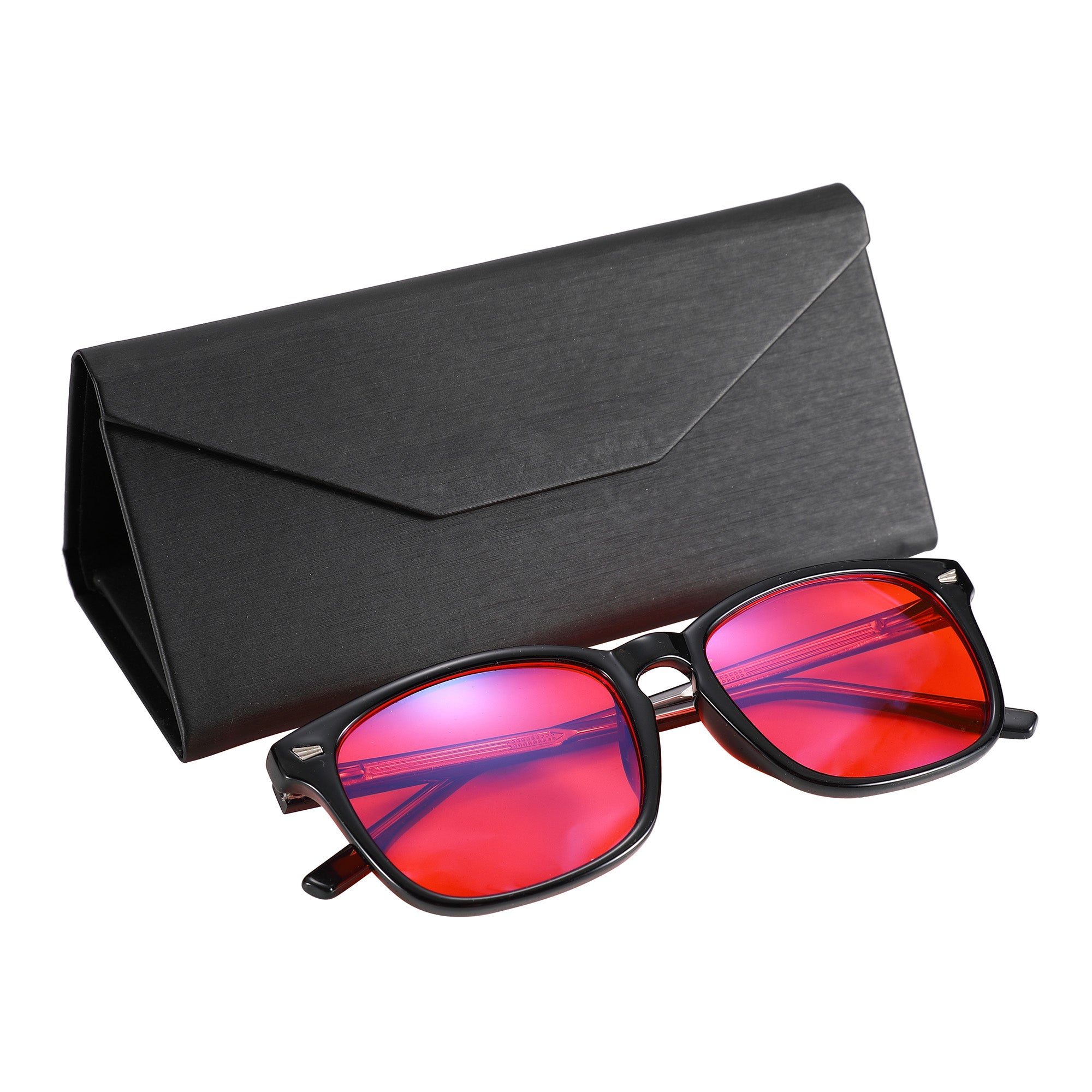 Premium Wayfarer Red + Case