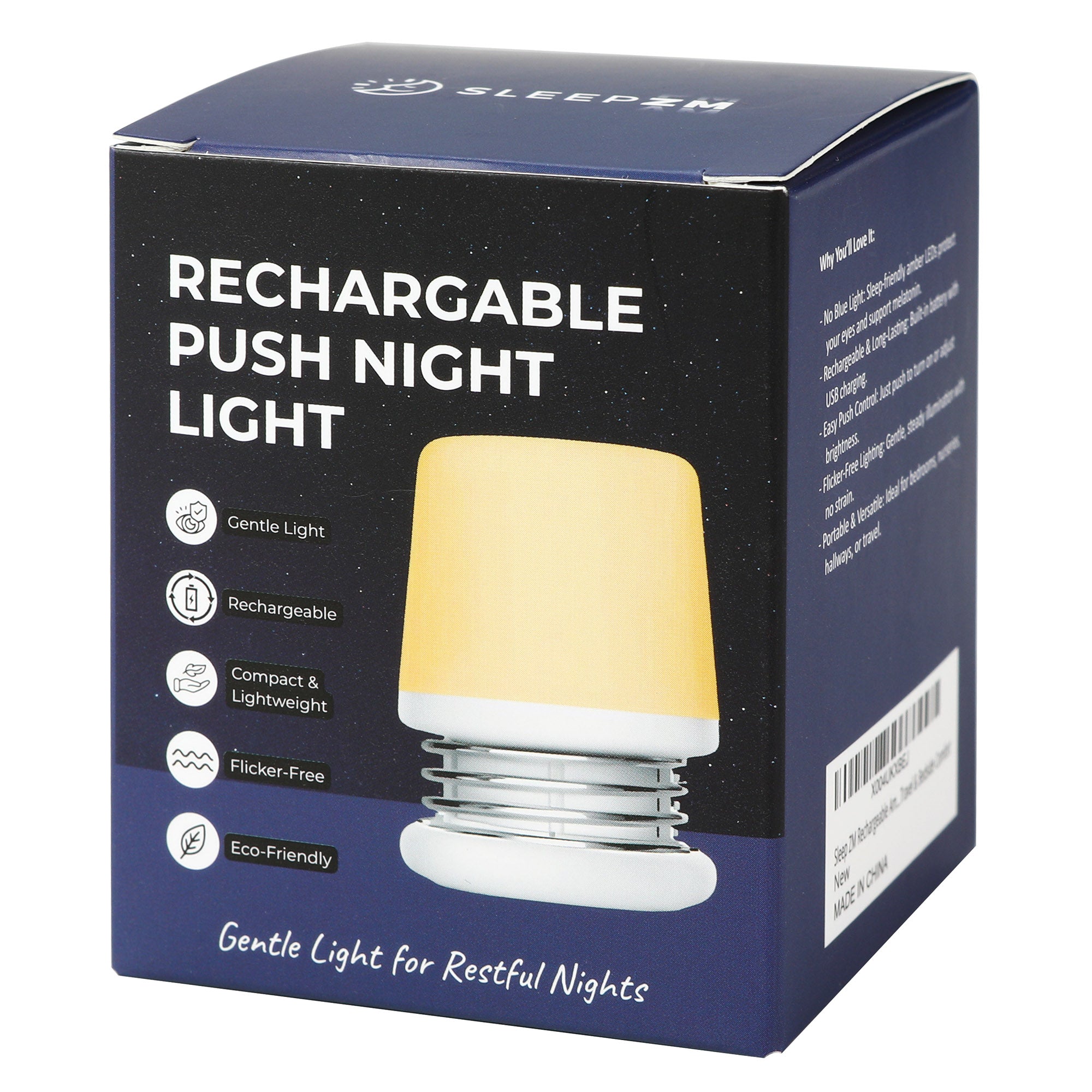 Amber Push Night Light