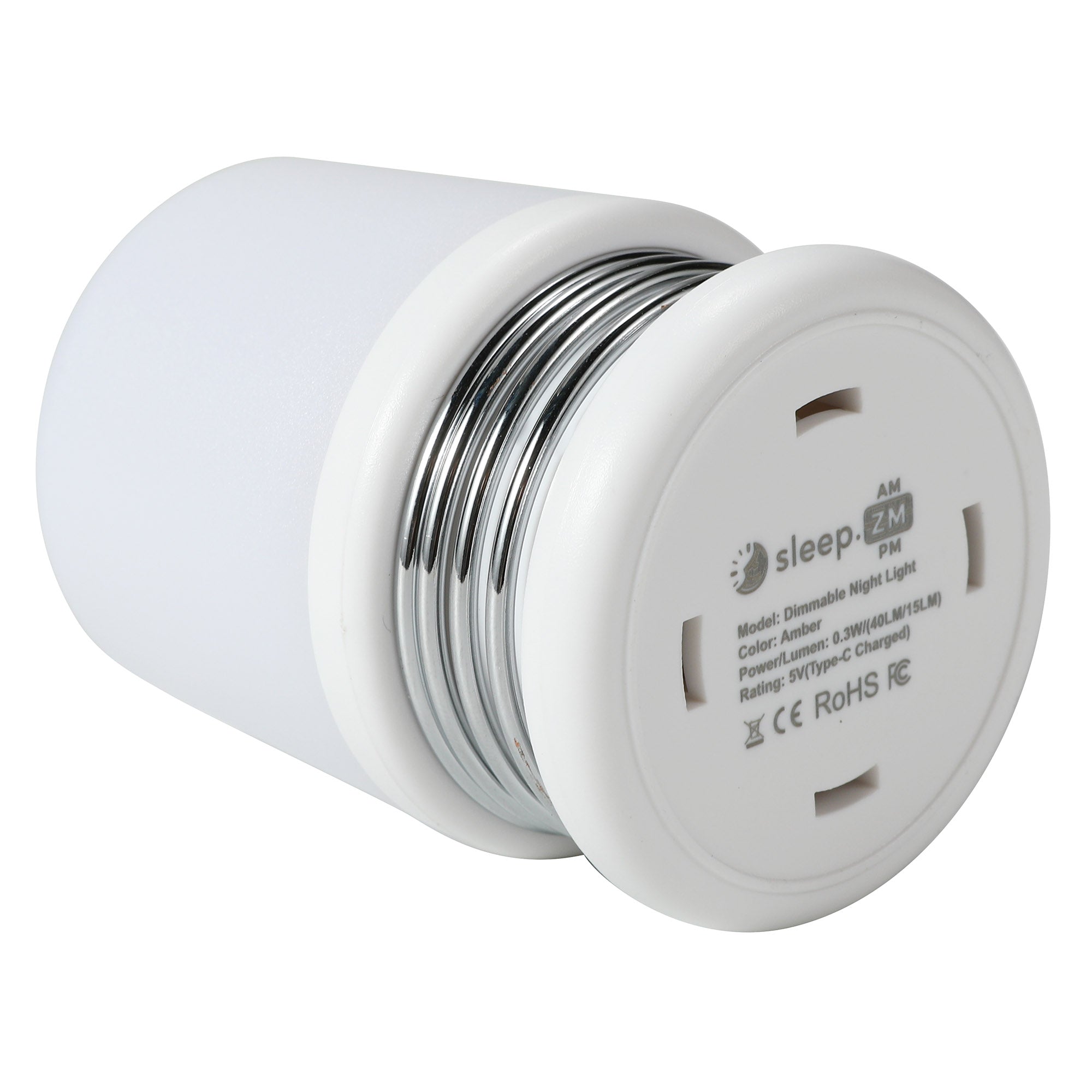 Amber Push Night Light