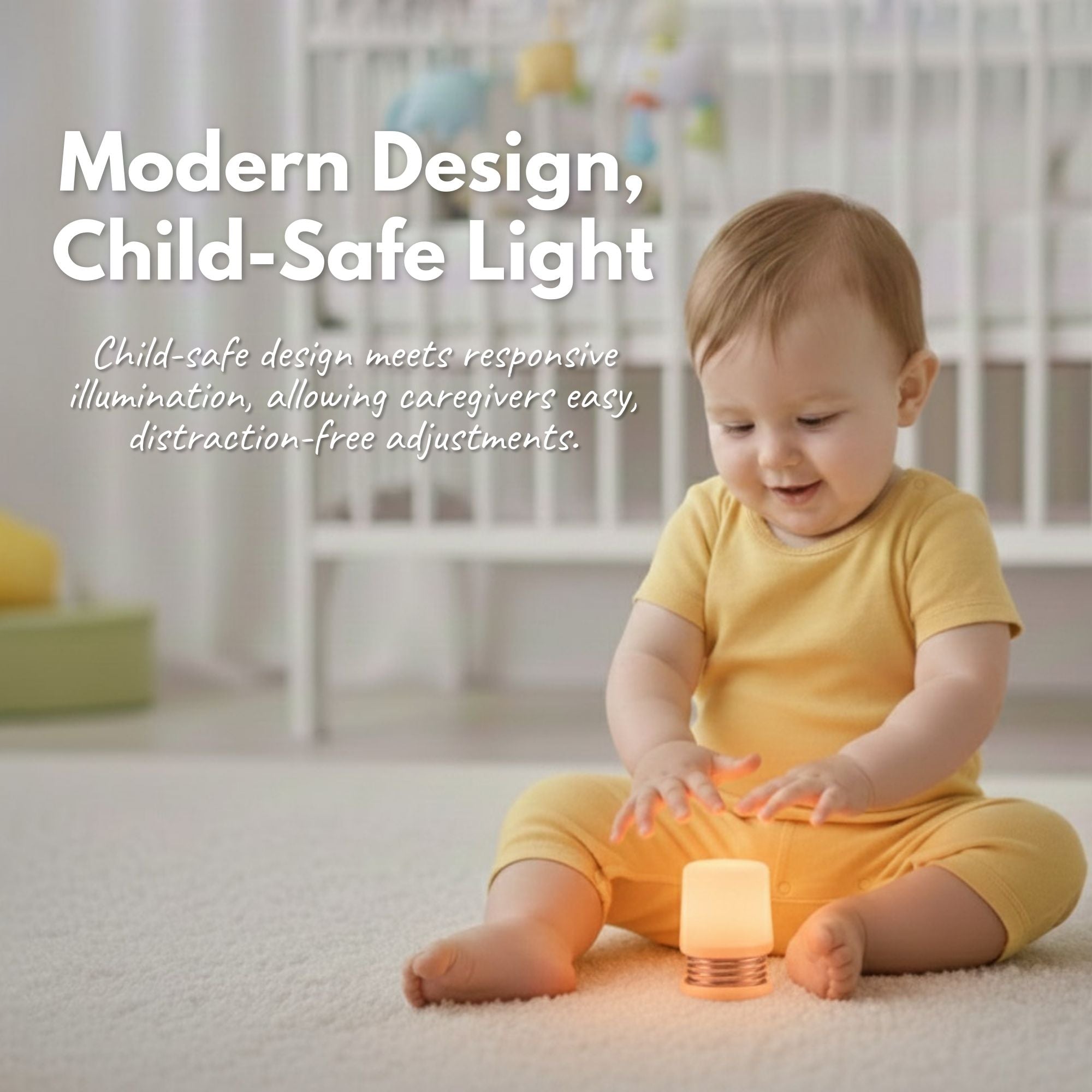 Amber Push Night Light