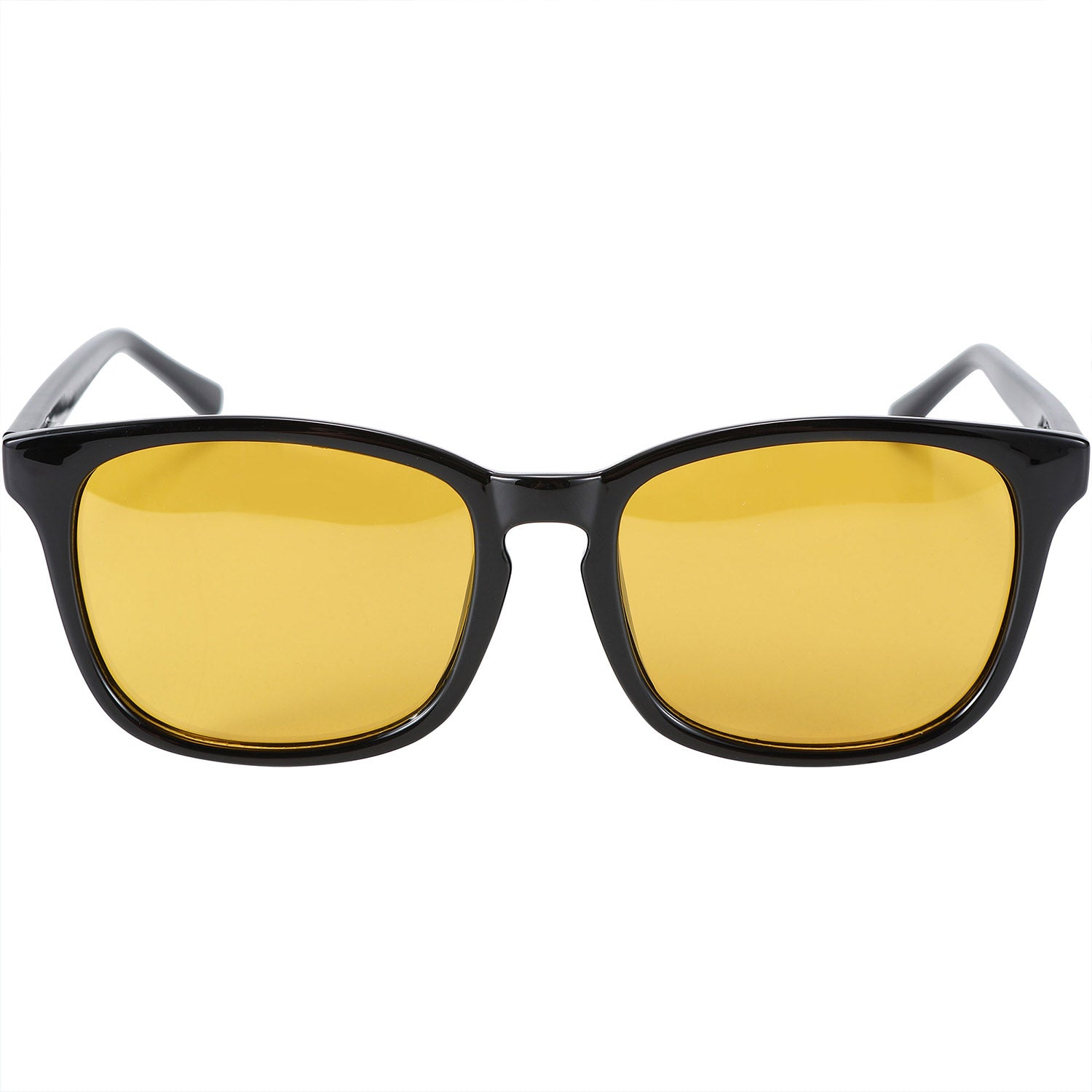 Night-time Driving Wayfarer Blue Light Blocking Glasses - Black