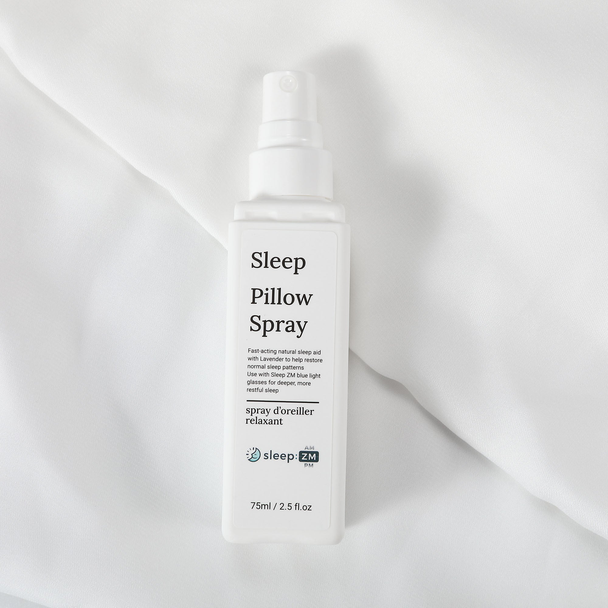 Sleep Pillow Spray bottle on a white background