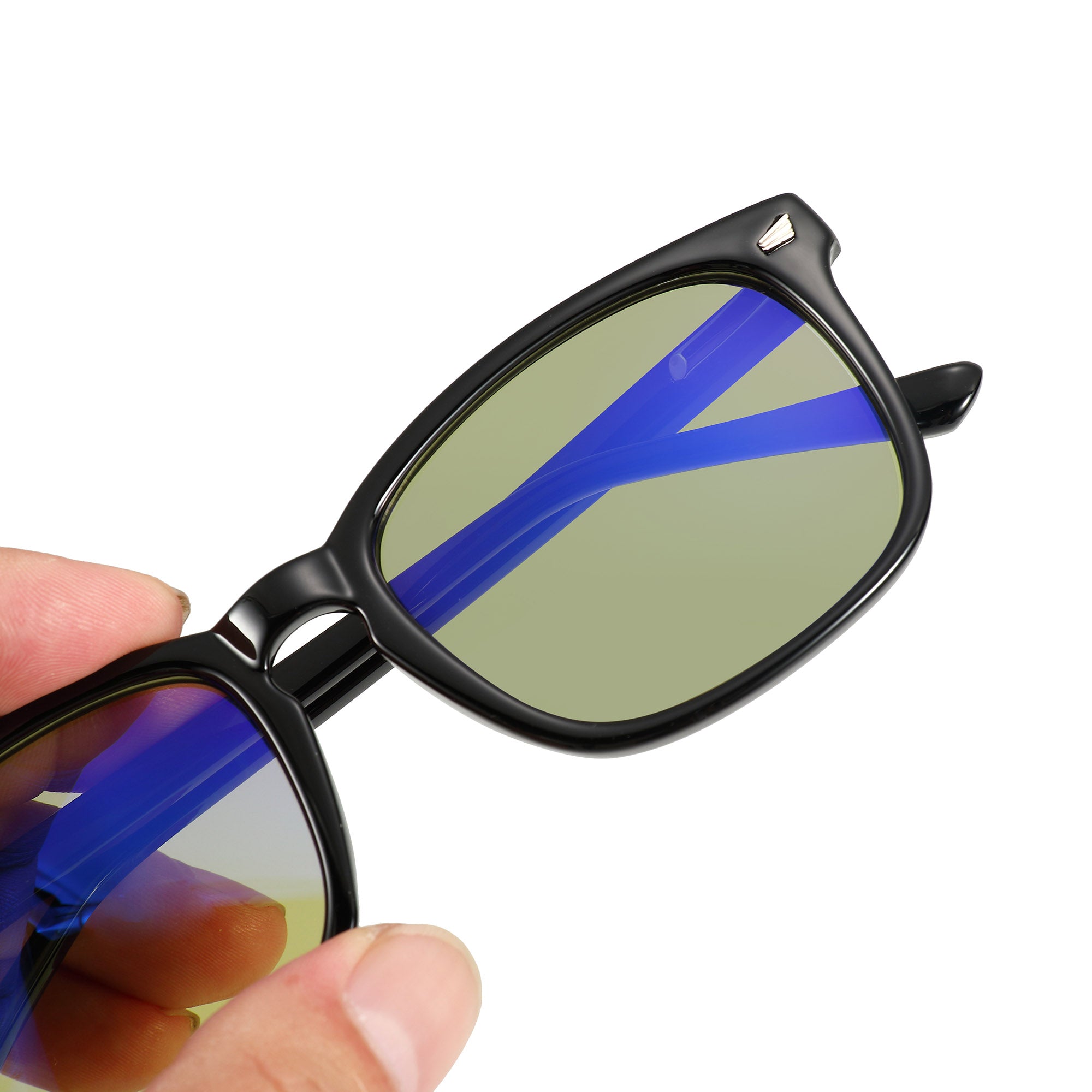ColorAid Black Wayfarer - Green