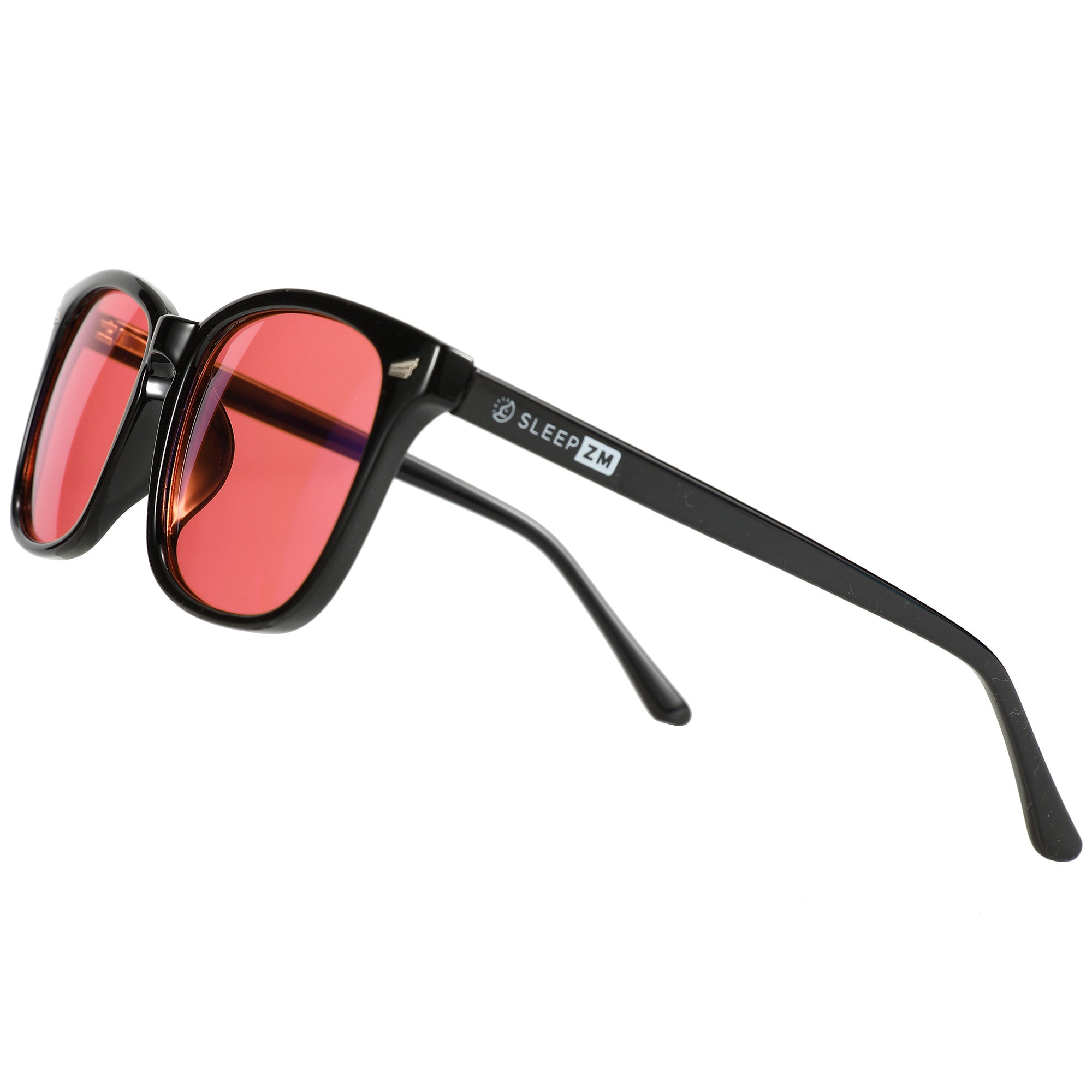 Serenity Black Wayfarer - Peach