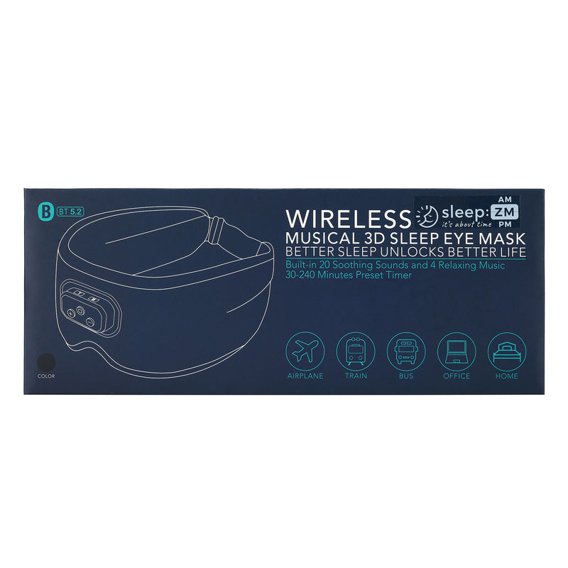 Plush Bluetooth Sleep Mask