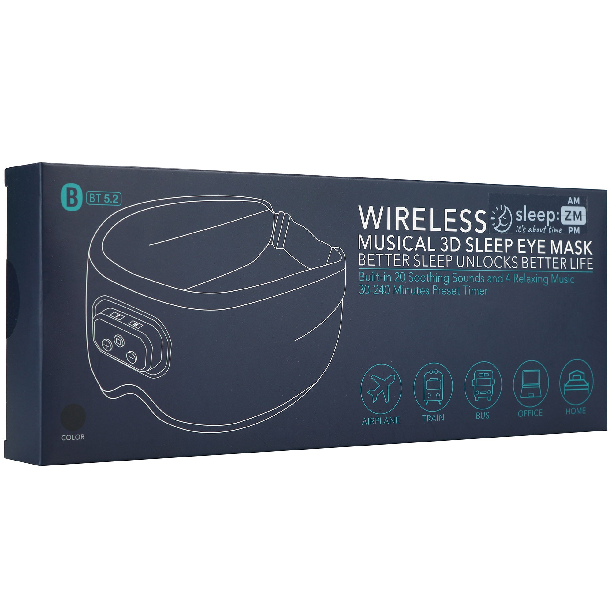 Plush Bluetooth Sleep Mask