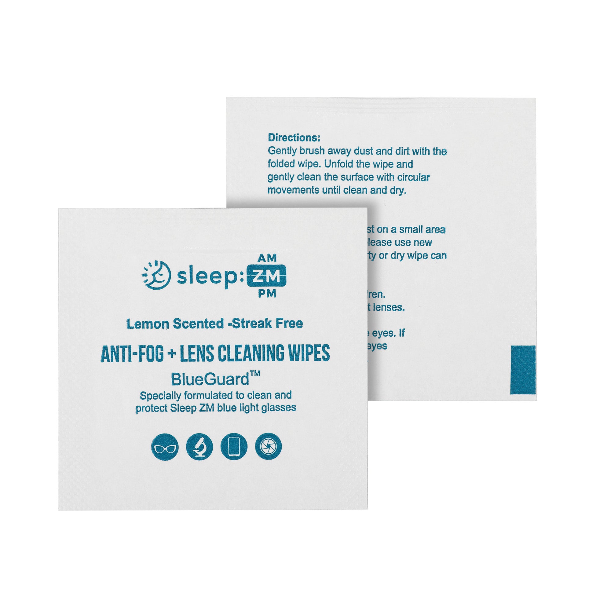 BlueGuard Anti-fog Cleaning Wipes