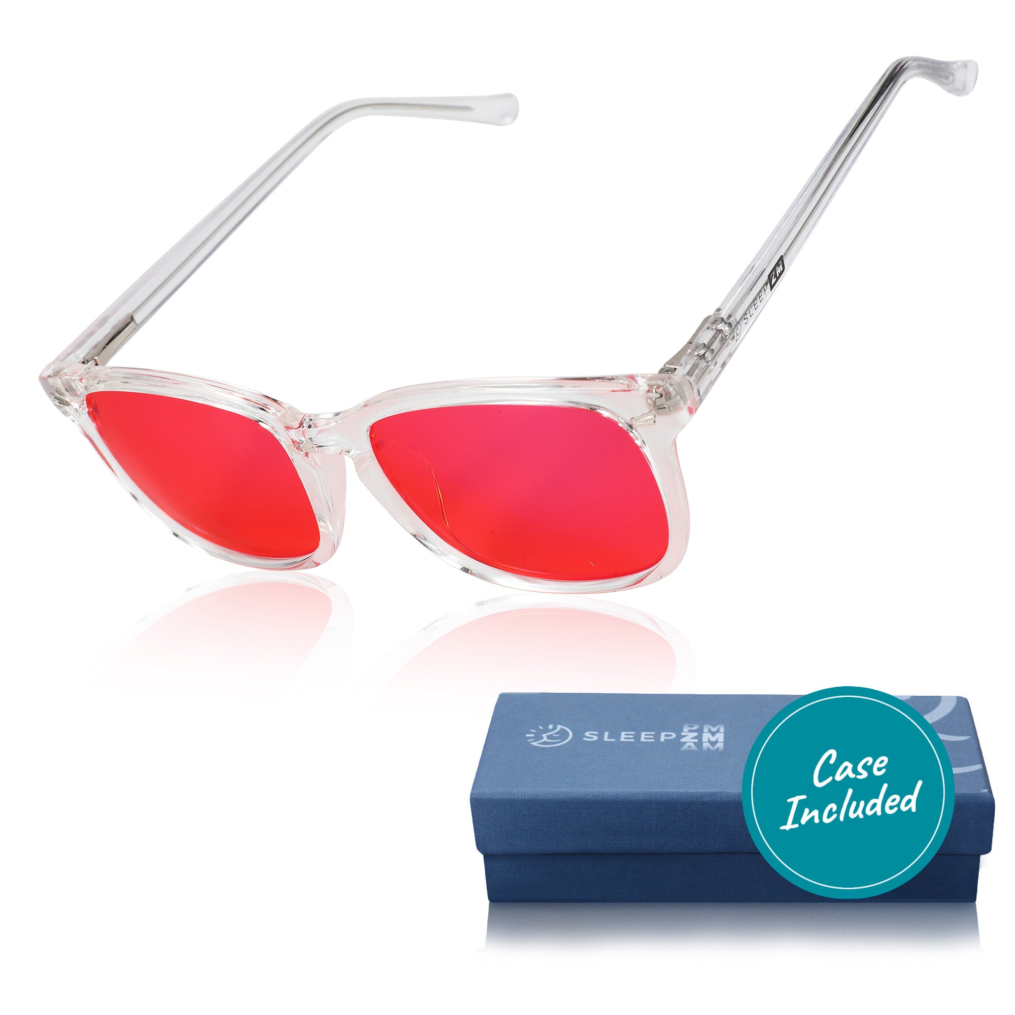 Night-timeMax Wayfarer Blue Light Blocking Glasses - Crystal