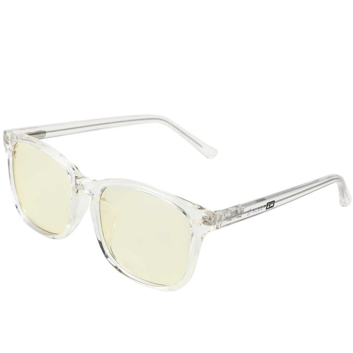 ScreenAid Yellow Wayfarer Blue Light Glasses – Crystal