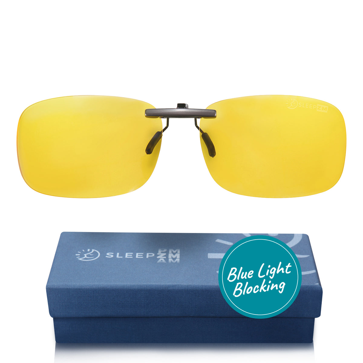 ScreenAid Yellow Clip-On Blue Light Glasses
