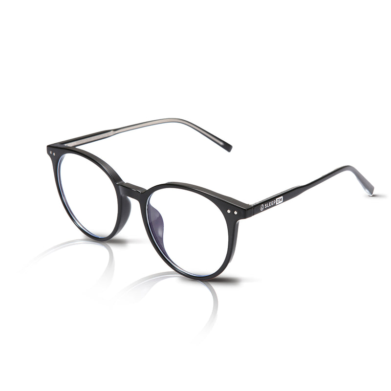 Black Oracle-style daytime blue light computer glasses