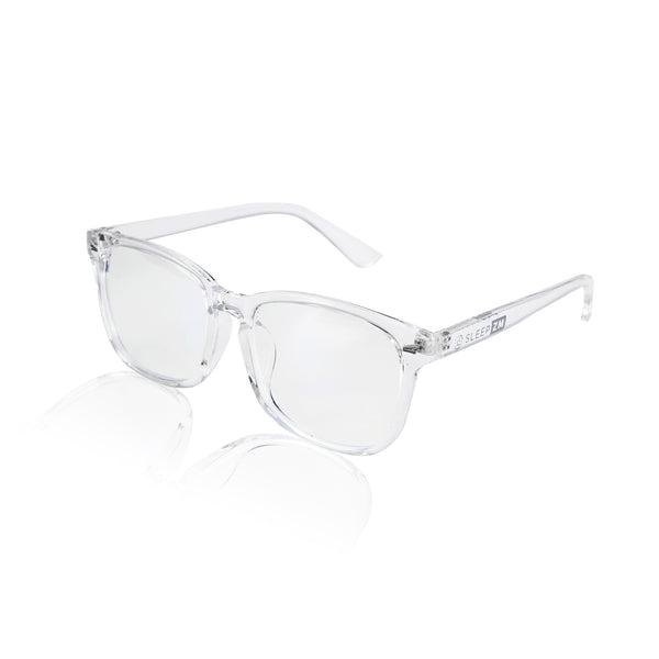 Crystal Wayfarer-style daytime blue light computer glasses