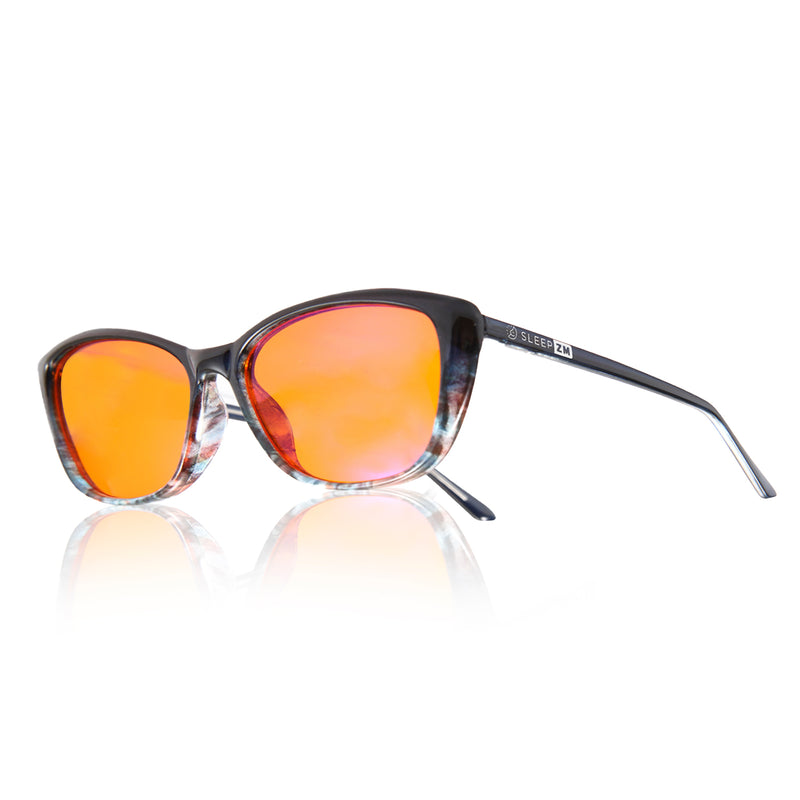 Blue Mystic Night‑Time Mystic blue light blocking glasses with amber lenses
