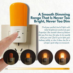 Amber Plugged-In Night Light