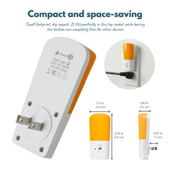Amber Plugged-In Night Light