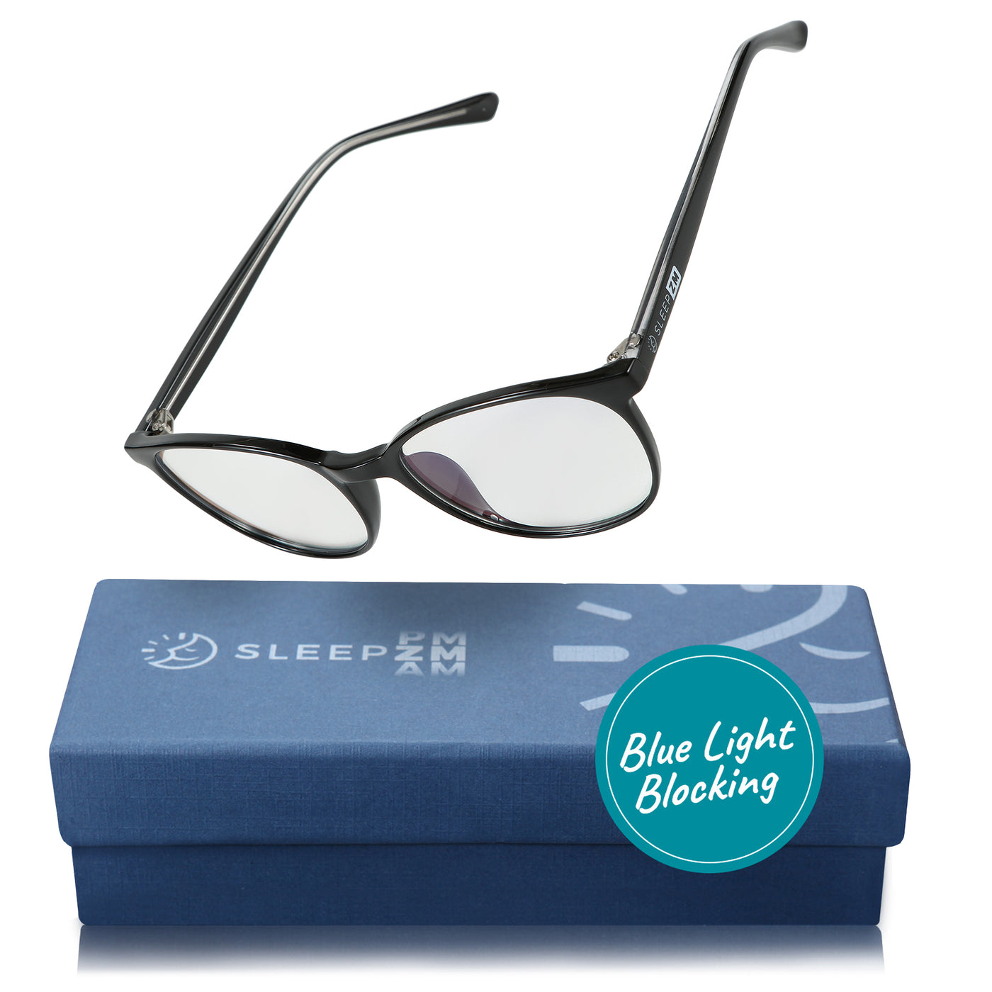 Day-Time Taylor Kids Blue Light Blocking Glasses - Black