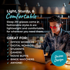 Night-TimeMax Taylor Kids Blue Light Blocking Glasses - Black