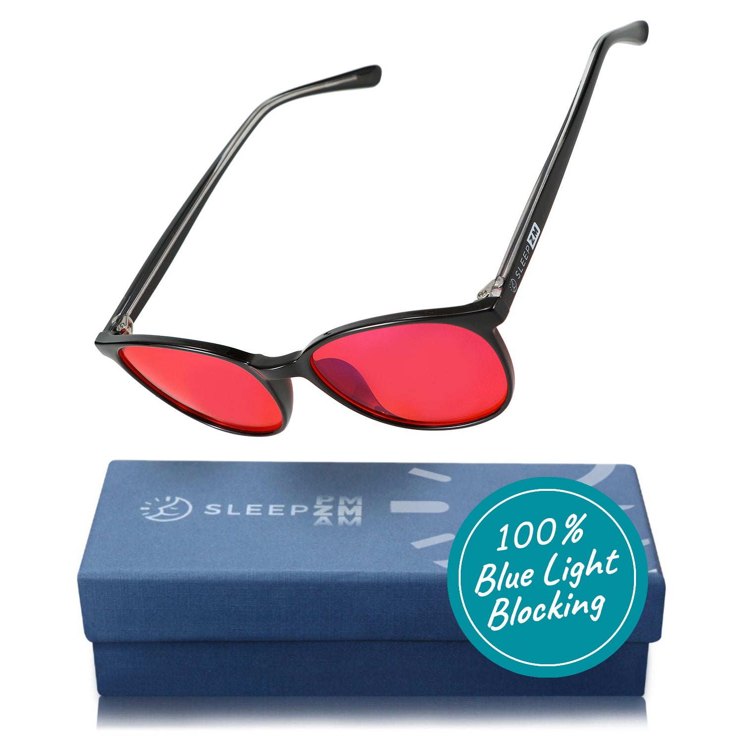 Night-TimeMax Taylor Kids Blue Light Blocking Glasses - Black