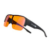 SleepAid Orange XXL Fit Over Blue Light Glasses – Black