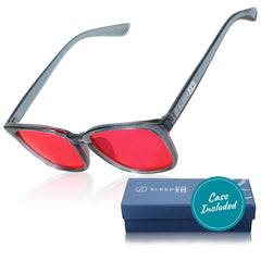 SleepAidMax Red Wayfarer Blue Light Glasses – Blue