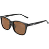 Night-time Brown Wayfarer Blue Light Blocking Glasses - Black