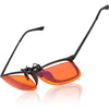 SleepAid Orange Flip-Up Clip-On Blue Light Glasses
