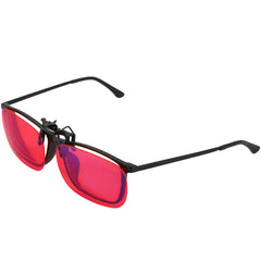 SleepAidMax Red Flip-Up Clip-On Blue Light Glasses