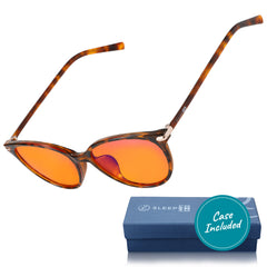 SleepAid Orange Jen Blue Light Glasses – Tortoise