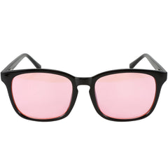 Night-time FL-41 Rose Blue Light Blocking Glasses - Black