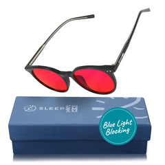 SleepAidMax Red Oracle Blue Light Glasses – Crystal