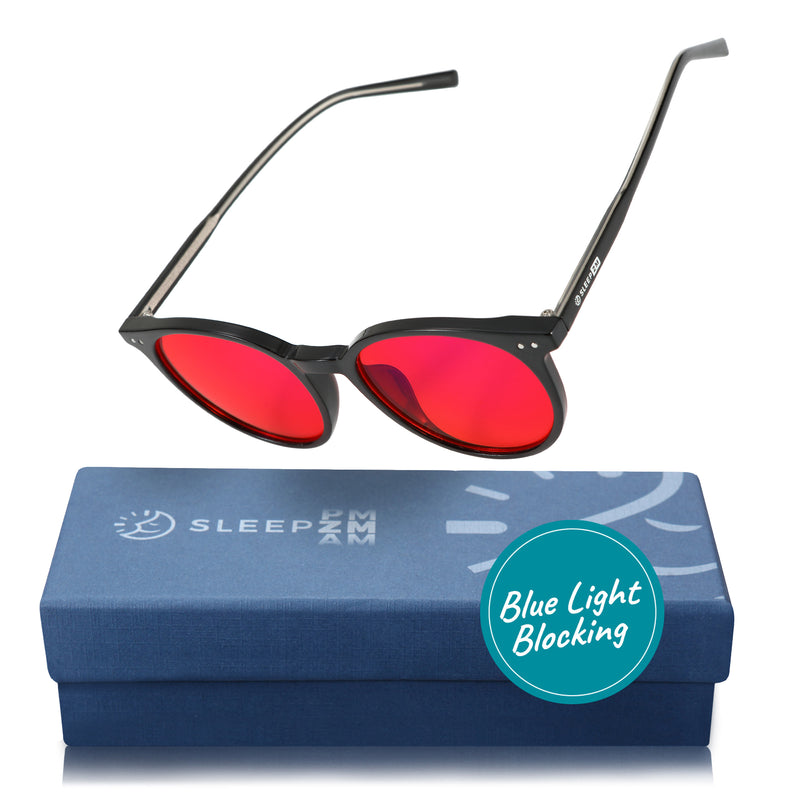 SleepAidMax Red Oracle Blue Light Glasses – Crystal