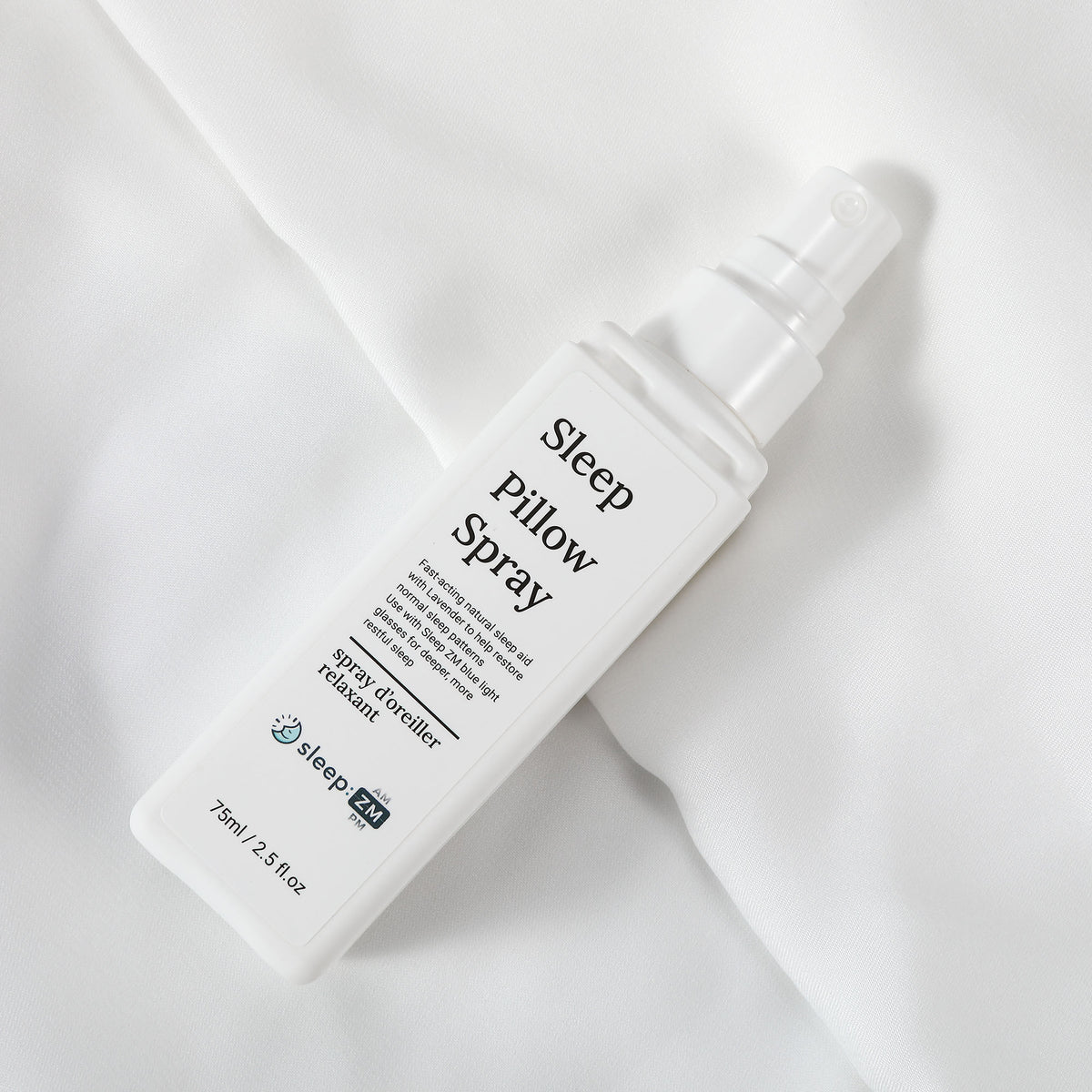 Sleep Pillow Spray bottle on a white background