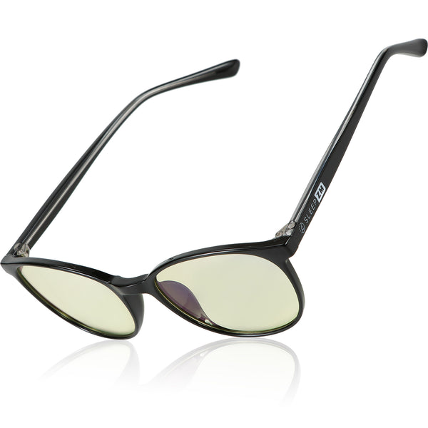 ScreenAid Yellow Taylor Kids Blue Light Glasses – Black