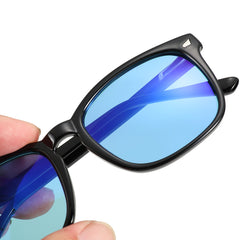 FlickerAid Black Wayfarer - Blue
