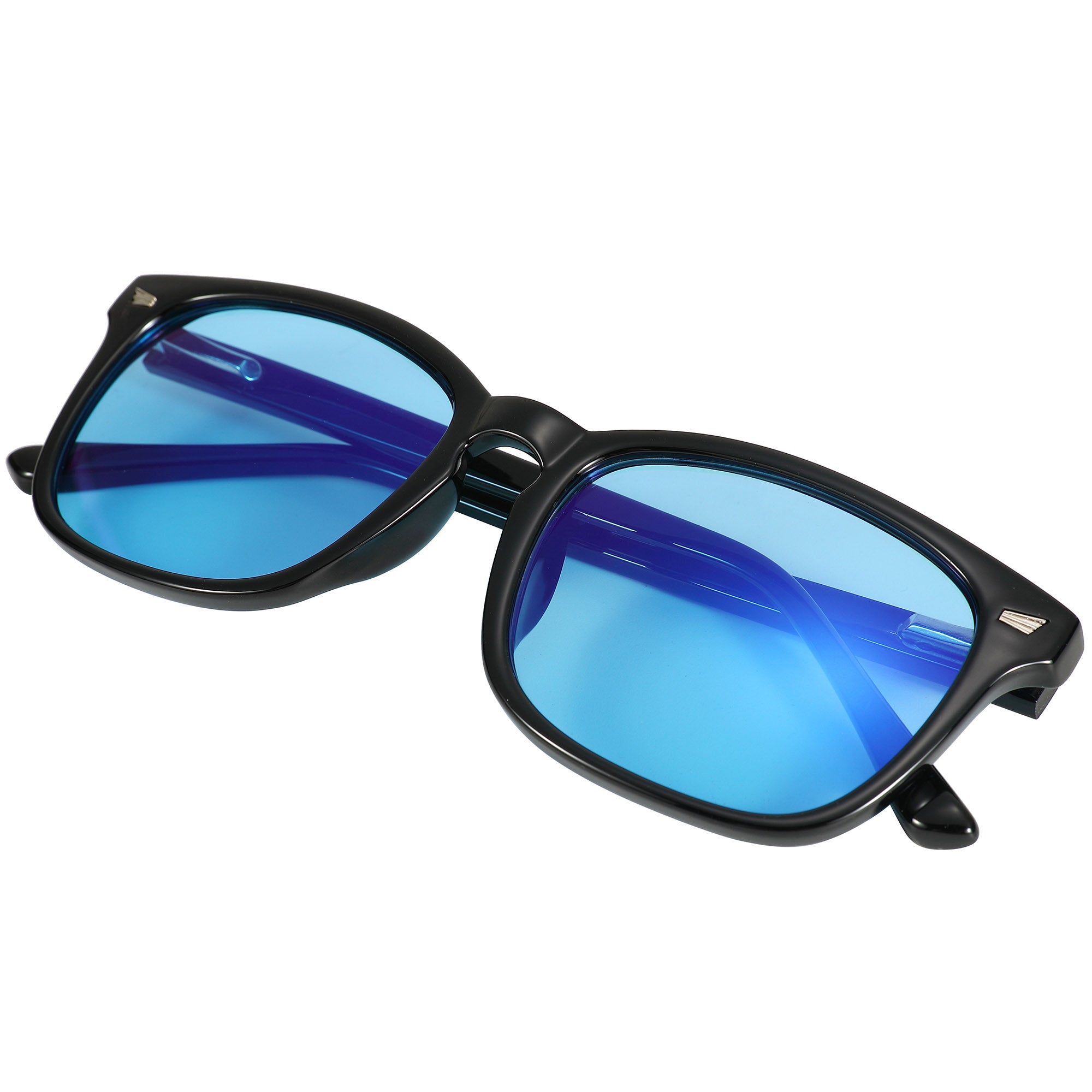 FlickerAid Black Wayfarer - Blue