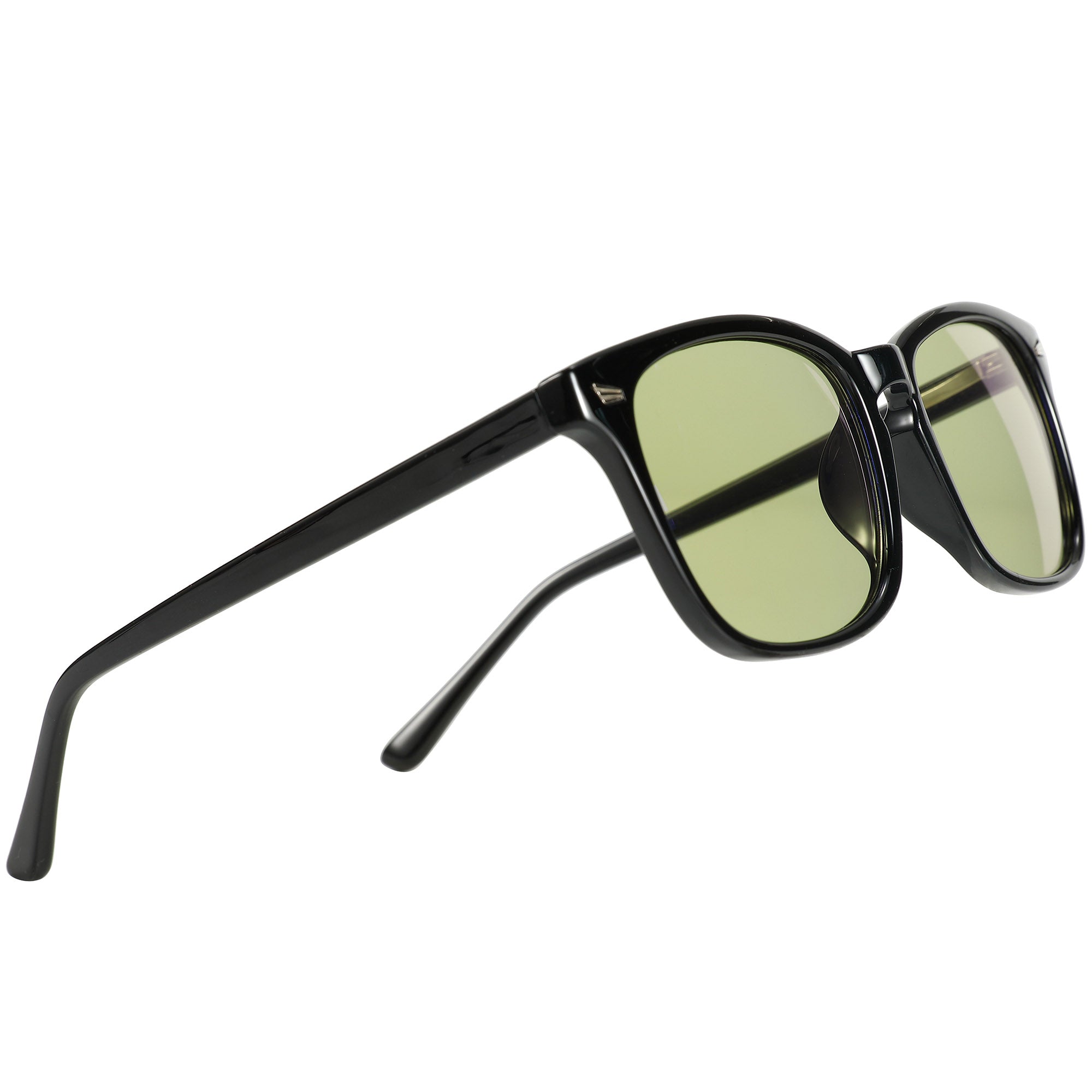 ColorAid Black Wayfarer - Green
