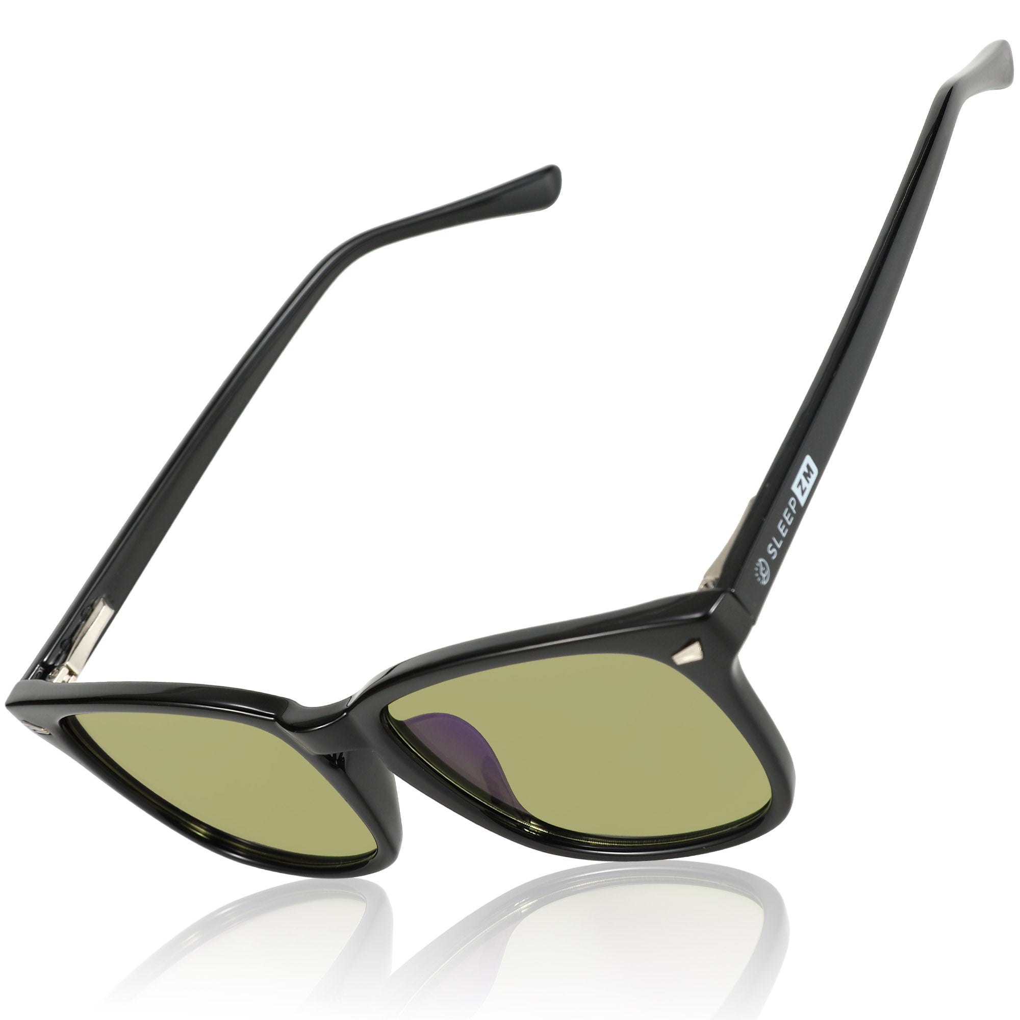 ColorAid Black Wayfarer - Green