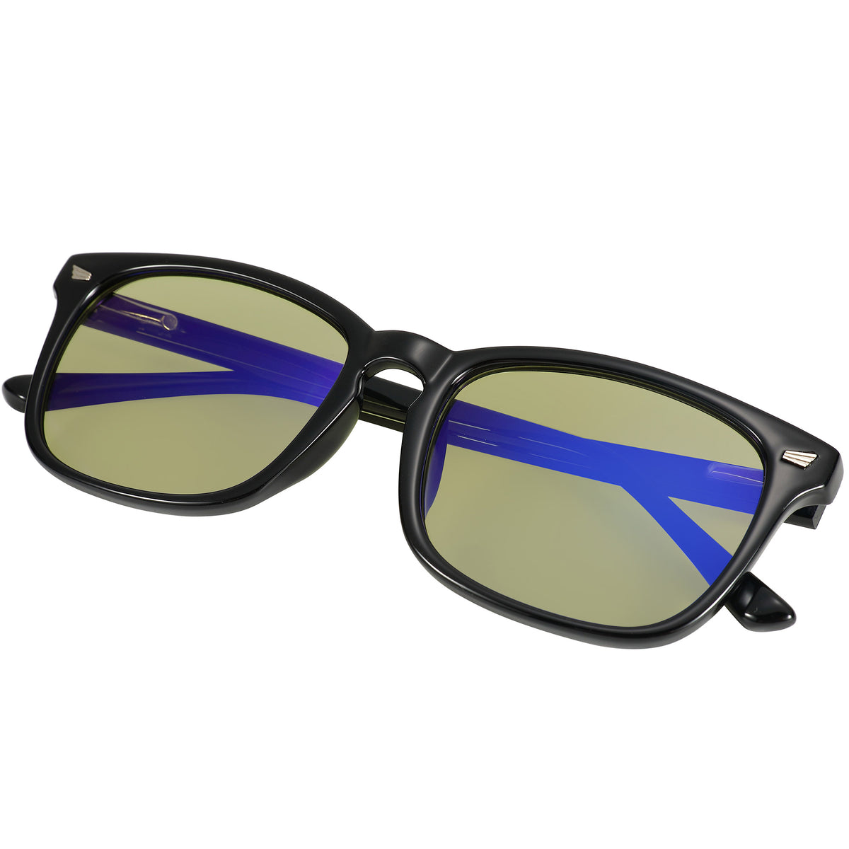 ColorAid Black Wayfarer - Green