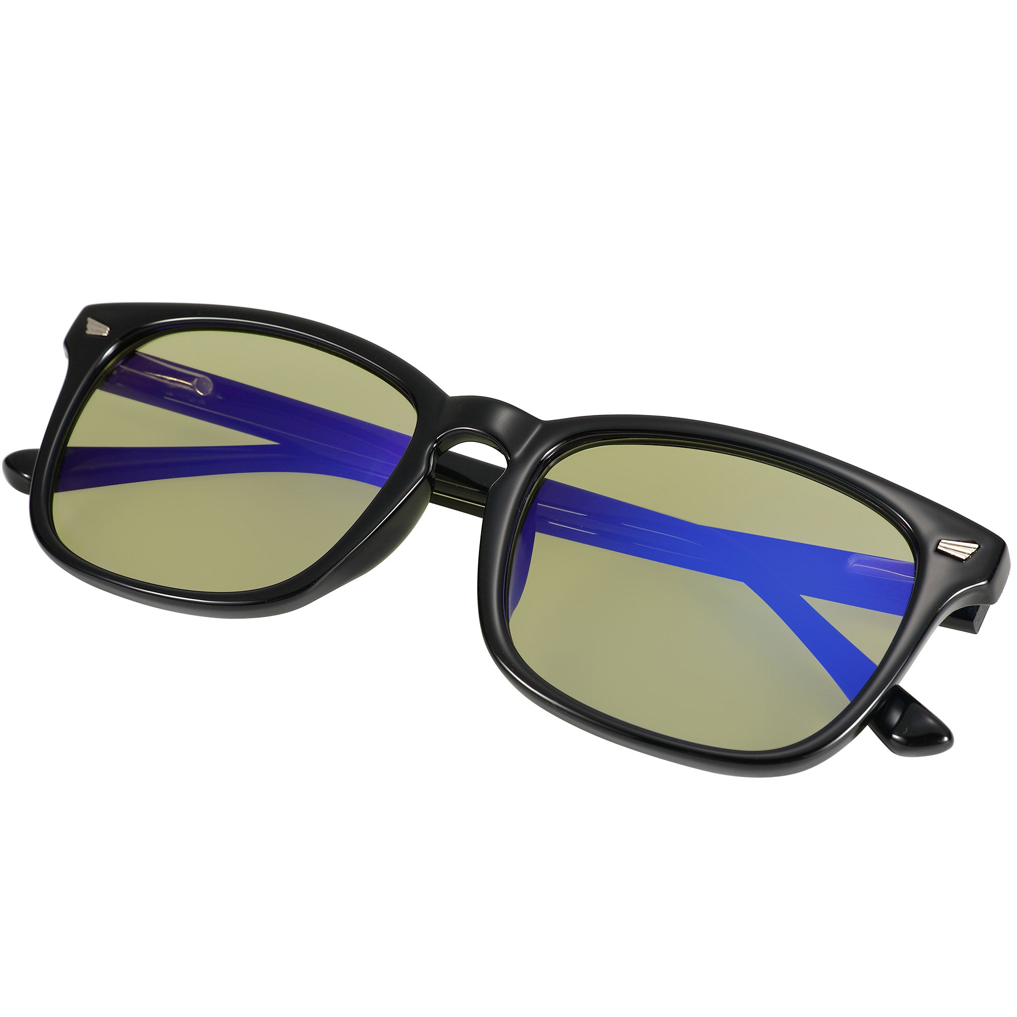 ColorAid Black Wayfarer - Green