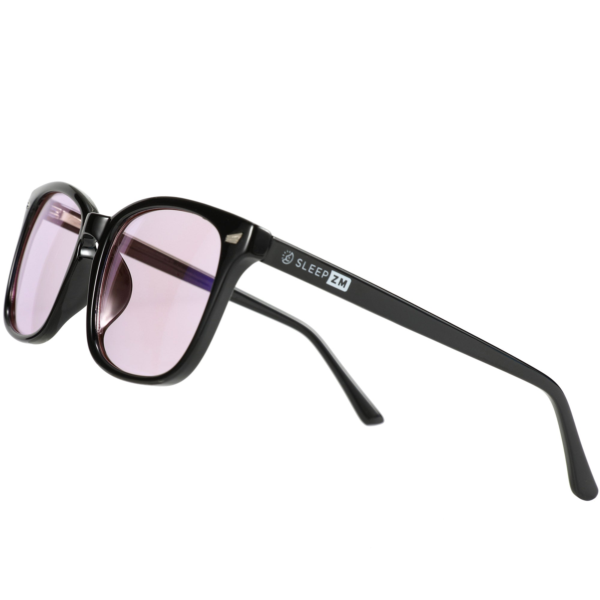 Calm Black Wayfarer - Lavender