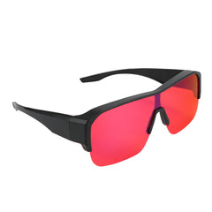 SleepAidMax Red XXL Fit Over Blue Light Glasses – Black