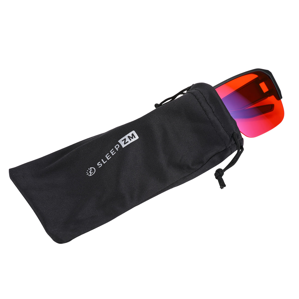 SleepAidMax Red XXL Fit Over Blue Light Glasses – Black