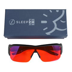 SleepAidMax Red XXL Fit Over Blue Light Glasses – Black