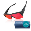 SleepAidMax Red XXL Fit Over Blue Light Glasses – Black