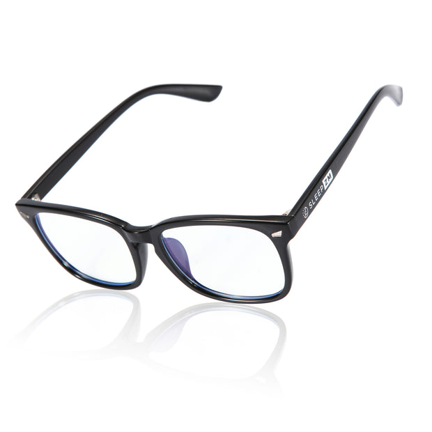 Black Wayfarer Style Blue Light Glasses