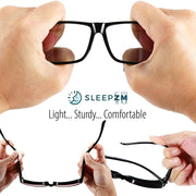 Clear Polarized Fit Over Anti-Blue Light Blocking Glasses - Sleep ZM