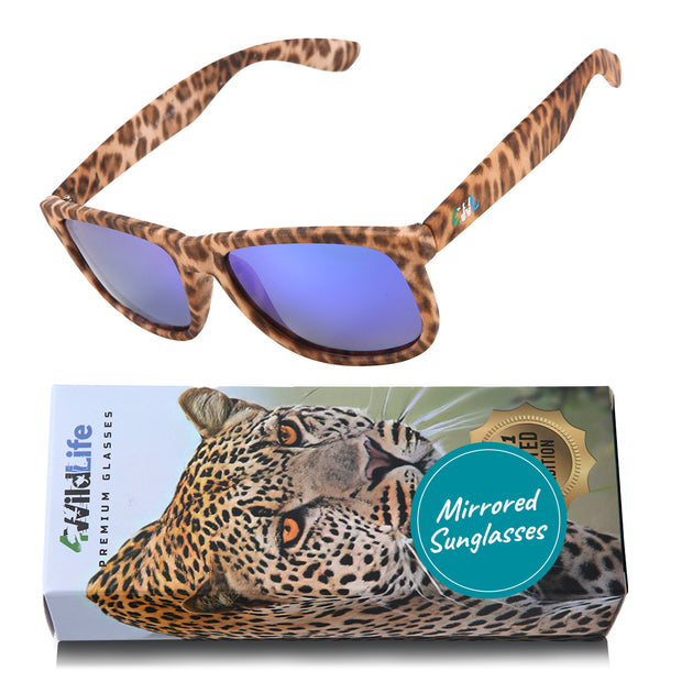 Leopard Print Style Blue Light Glasses and Sunglasses